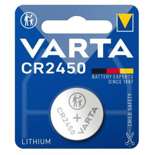 Baterie Litiu 3V CR2450, tip moneda, Varta 27097, in blister