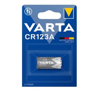 Baterie litiu 3V Varta CR123A, cilindrica, in blister
