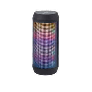 Boxa portabila Esperanza Fado, 2 x 3W, radio Fm, bluetooth, intrare AUX jack 3.5mm, acumulator 1200 mAh, slot card TF, lumini led, dimensiuni 175 x 76mm, neagra