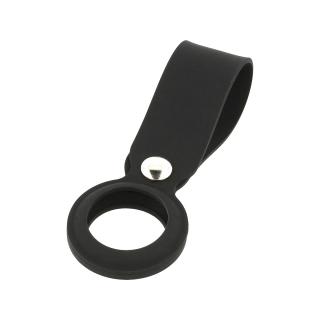 Breloc pentru Apple AirTag 87758, din silicon, negru