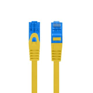 Cablu ecranat S   FTP, Lanberg 42488, cat.6A, lungime 2m, AWG 26, 500 MHz, LSZH, mufat 2xRJ45, ethernet, galben