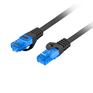 Cablu ecranat S   FTP, Lanberg 42731, cat.6A, lungime 20 m, AWG 26, 500 MHz, LSZH, de legatura retea, ethernet, mufat 2xRJ45, negru
