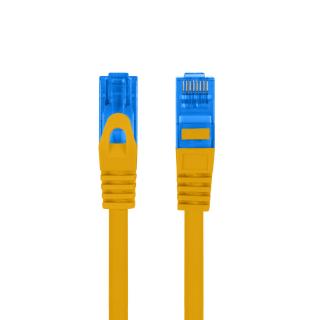 Cablu ecranat S   FTP, Lanberg 42737, cat.6A, lungime 20m, AWG 26, 500 MHz, LSZH, mufat 2xRJ45, ethernet, portocaliu