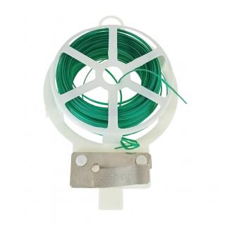 Cablu pentru legat plante cu sistem de taiere, 2 mm x 20 m, verde