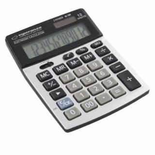 Calculator electronic de birou, Esperanza ECL102 Newton ,12 digit, ecran inclinat