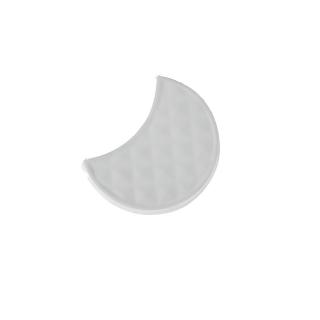 Capac tip husa pentru cheie, 27 x 16 mm, protectie si identificare, din PVC flexibil, alb