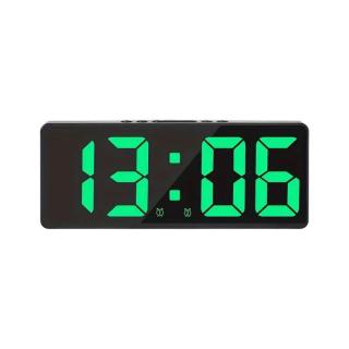Ceas de masa digital cu afisaj LED verde, multifunctional, VT-93816-GR, dimensiuni 160 x 62 x 31 mm, ABS, negru