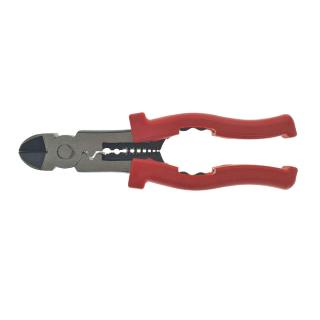 Cleste multifunctional cu taiere laterala si dezizolare cabluri, lungime 205mm, manere ergonomice