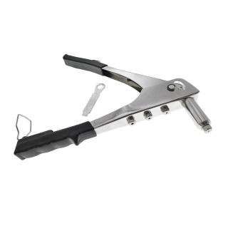 Cleste nituri pop, cu 4 capete, corp inox, lungime 260mm, cu cheie