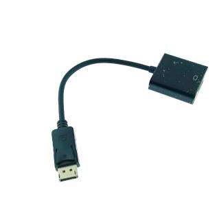 Convertor adaptor Displayport DP tata la HDMI mama, 1080p la 60Hz, cablu 15cm, negru