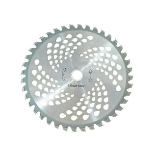 Disc circular vidia pentru motocositoare, 230mm, grosime 2 mm, 40 dinti, gauri ventilatie