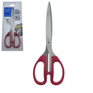 Foarfeca multifunctionala cu manere simetrice rosii, model Classic 96010, lungime 21 cm, in blister