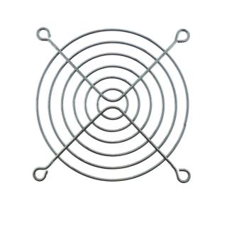 Grila de protectie ventilator 92 mm, din otel, argintie
