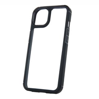 Husa spate Color Shock pentru protectie iPhone 15 Pro Max, compatibila MagSafe, cu rama neagra