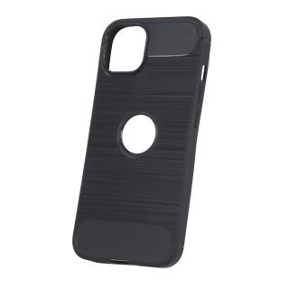 Husa spate Simple Black pentru protectie iPhone 13 Pro Max, din TPU, neagra