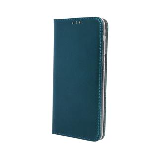 Husa tip carte, compatibila cu Samsung Galaxy A15 4G   A15 5G, premium flip book cu inchidere magnetica si functie stand, buzunar card, verde inchis