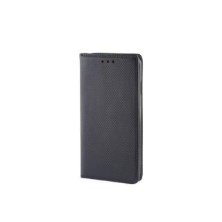 Husa tip carte, compatibila cu Samsung Galaxy A20e (SM-A202F), premium flip book cu inchidere magnetica si functie stand, buzunar card, neagra