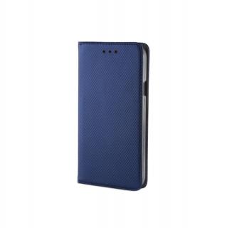 Husa tip carte, compatibila cu Samsung Galaxy A55 5G, premium flip book cu inchidere magnetica si functie stand, buzunar card, albastra
