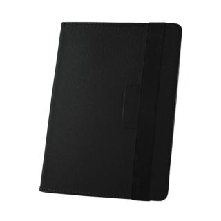 Husa universala tableta 8 - 9 inch, cu suport pliabil vizualizare, banda elastica, 234 x 178 x 18 mm, 160g, neagra