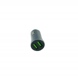 Incarcator auto dual USB 3.6 A, X-START CC097, DC 12-24V, gri