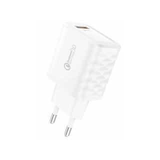 Incarcator retea, un port USB, 5V 3A QC 3.0, Foneng EU54, alb