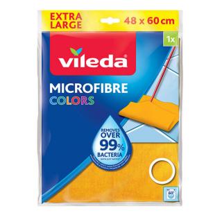 Laveta pentru podea Vileda Microfibre Floor Cloth Colors Extra Large 19650, 48 x 60 cm, portocalie