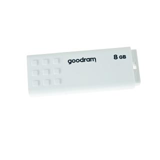 Memorie USB 2.0, 8 GB, Goodram UME2-0080W0R11, cu capac, alba