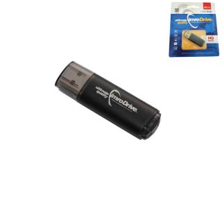 Memorie USB Imro 16GB USB 2.0 neagra cu capac transparent si agatoare, in blister