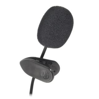 Microfon cu clip, Esperanza Voice, cablu 150 cm, conector jack 3.5mm, negru