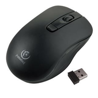 Mouse wireless 2.4 GHz cu receptor nano USB, Rebeltec Star, 800 1000 1600  DPI, 4 butoane si scroll, 2 x AAA, negru
