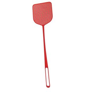 Paleta manuala Anti-Muste si Insecte cu maner flexibil, suprafata 130 x 115 x 2 mm, lungime maner 360mm, rosie