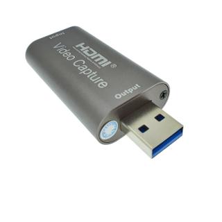 Placa de captura video HDMI la USB 2.0 , rezolutie 1920 x 1080 la 30 Hz Full HD, Plug  Play