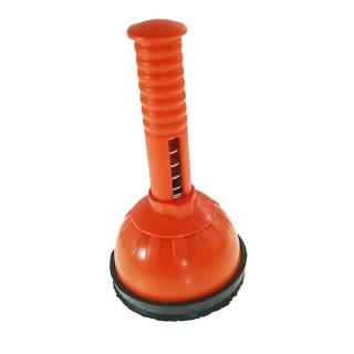 Pompa cu dubla actiune, ventuza diametru 11 cm, pentru desfundat scurgerea, aspiratie si compresie, maner de 13 cm cu arc