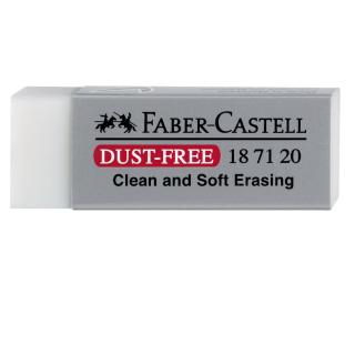 Radiera DUST FREE 20 FABER-CASTELL, dreptunghiulara, 63 x 22 x 12mm, alba