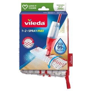 Rezerva mop Vileda 1-2 Spray Max 19921, din microfibra, cu 2 fete, reutilizabila