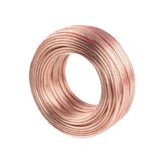 Rola 25m cablu pentru boxe, 2 x 1.5mm2, Lanberg 42956, din cupru, transparent