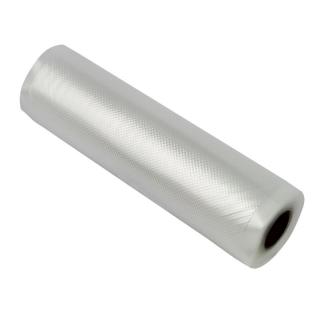Rola pungi de vidat gofrate, 15 x 600 cm, fara BPA, rezistente, grosime 100 μm   330 μm, pentru orice aparat de vidat alimente, ES-96527, transparenta