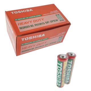 Set 40 baterii AAA, Toshiba Heavy Duty, R3, 1.5V, ambalate in folie