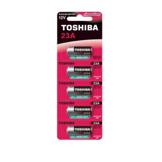 Set 5 Baterii Alcaline Toshiba LR23 A, in blister