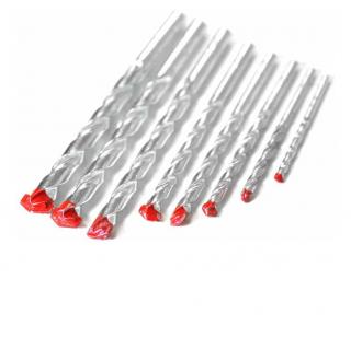 Set 8 burghie pentru zidarie, cu varf triunghiular, de la 3 la 10 mm, 30690