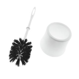 Set toaleta cu perie si suport din plastic, lungime perie 330 mm, dimensiuni suport 110x95x90 mm, Y-441, alb