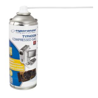 Spray aer comprimat, 400 ml,  Esperanza Typhoon L , pentru curatare dispozitive