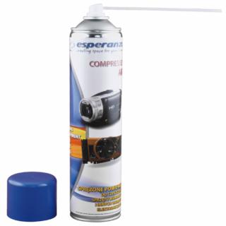 Spray aer comprimat, 600 ml,  Esperanza Typhoon XL , pentru curatare dispozitive