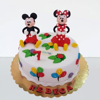 Minnie si Mickey cu balonase