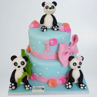 Tort botez cu Panda