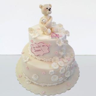 Tort Botez cu ursulet cream