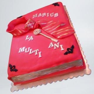 Tort carte rosie