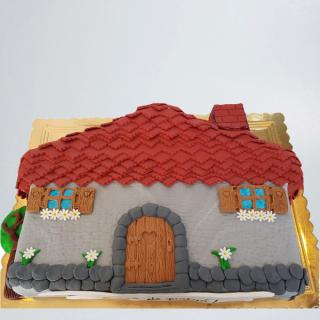 Tort casuta la munte