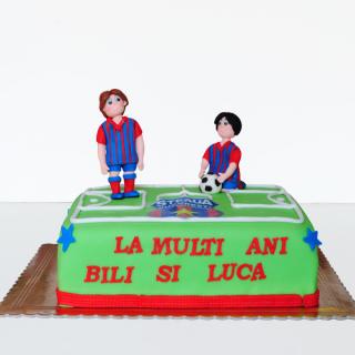 Tort cu 2 fotbalisti
