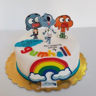 Tort cu 3 Gumball 2D